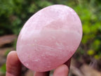 Polished Large Gemmy Rose Quartz Palm Stones x 12 From Madagascar - Toprock Gemstones and Minerals 