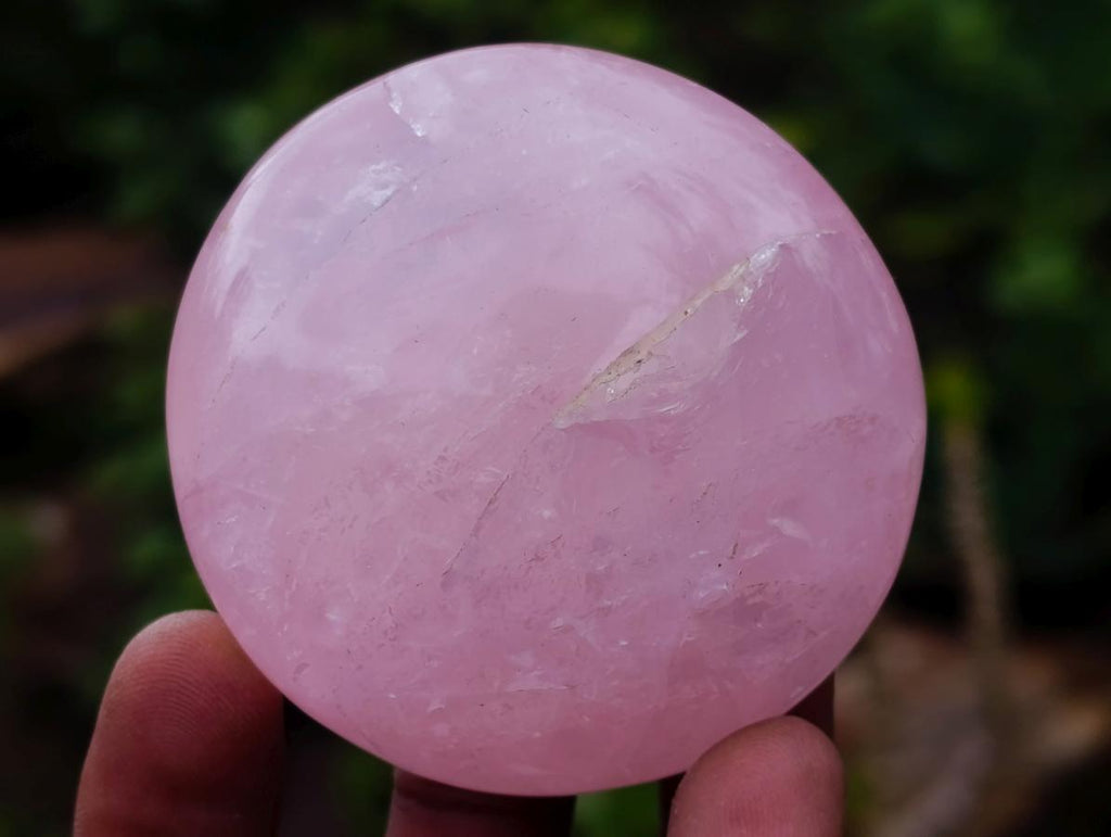 Polished Large Gemmy Rose Quartz Palm Stones x 12 From Madagascar - Toprock Gemstones and Minerals 