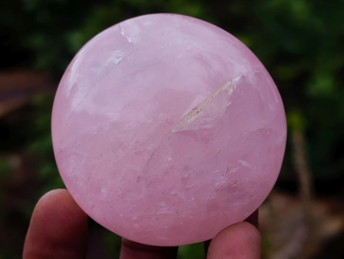Polished Large Gemmy Rose Quartz Palm Stones x 12 From Madagascar - Toprock Gemstones and Minerals 
