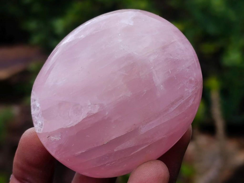 Polished Large Gemmy Rose Quartz Palm Stones x 12 From Madagascar - Toprock Gemstones and Minerals 