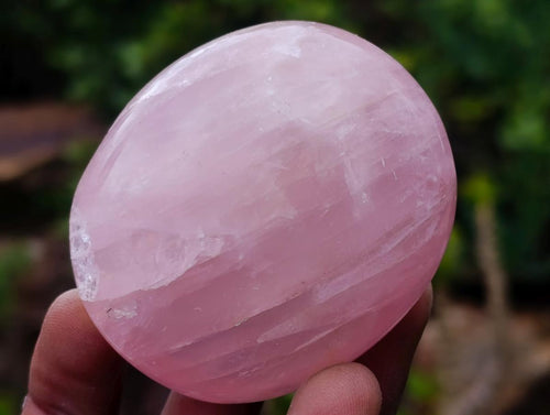 Polished Large Gemmy Rose Quartz Palm Stones x 12 From Madagascar - Toprock Gemstones and Minerals 