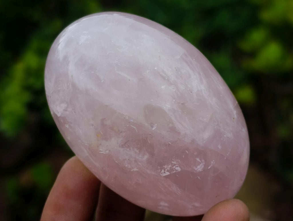 Polished Large Gemmy Rose Quartz Palm Stones x 12 From Madagascar - Toprock Gemstones and Minerals 