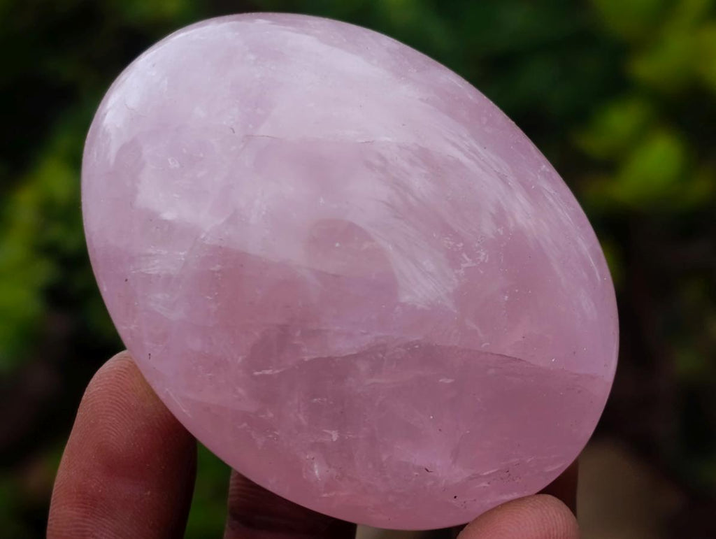 Polished Large Gemmy Rose Quartz Palm Stones x 12 From Madagascar - Toprock Gemstones and Minerals 