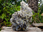 Natural XL Smokey Fluorite Specimen with Yellow Muscovite Mica x 1 From Erongo, Namibia - Toprock Gemstones and Minerals 