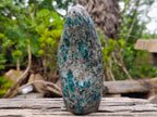 Polished Emerald Mica 'Mutokolite' Standing Display Pieces x 2 From Mutoko, Zimbabwe - Toprock Gemstones and Minerals 