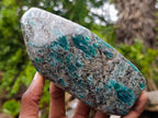 Polished Emerald Mica 'Mutokolite' Standing Display Pieces x 2 From Mutoko, Zimbabwe - Toprock Gemstones and Minerals 