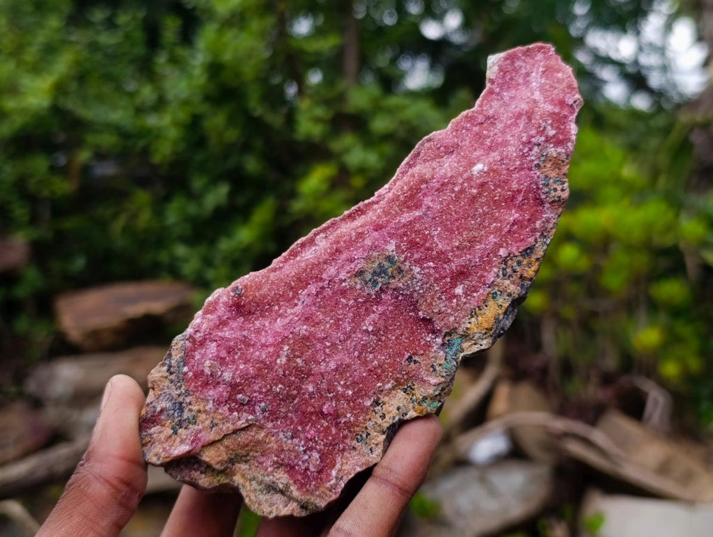 Natural Salrose Cobaltoan Dolomite Specimens x 4 From Kakanda, Congo - Toprock Gemstones and Minerals 