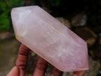 Polished Double Terminated Gemmy Rose Quartz Crystals x 6 From Madagascar - Toprock Gemstones and Minerals 