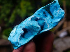 Natural Drusy Coated Chrysocolla Specimens with Malachite and Heterogenite x 12 From Lupoto Mine, Congo - Toprock Gemstones and Minerals 