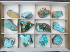Natural Drusy Coated Chrysocolla Specimens with Malachite and Heterogenite x 12 From Lupoto Mine, Congo - Toprock Gemstones and Minerals 