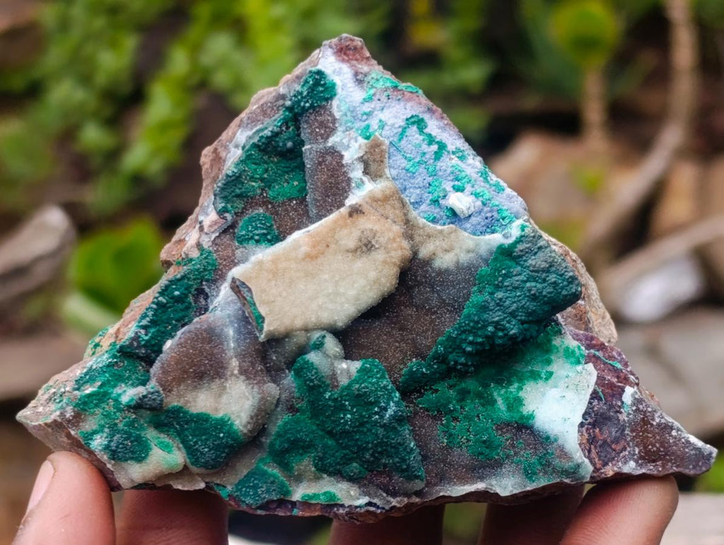 Natural Drusy Coated Chrysocolla Specimens with Malachite and Heterogenite x 12 From Lupoto Mine, Congo - Toprock Gemstones and Minerals 