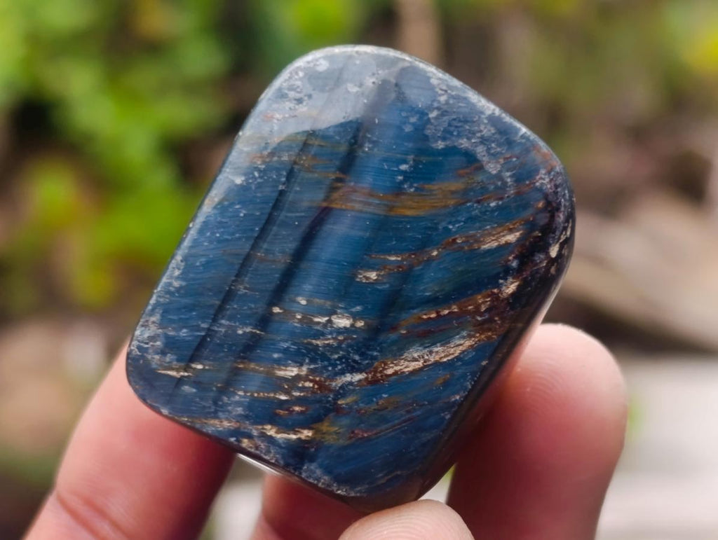 Polished Golden Tigers Eye Tumbled Slabs and Slices x 35 From Prieska, South Africa - Toprock Gemstones and Minerals 