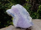 Natural Blue Lace Agate Specimens with Amethyst Centres x 2 From Nsanje, Malawi - Toprock Gemstones and Minerals 