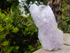 Natural Blue Lace Agate Specimens with Amethyst Centres x 2 From Nsanje, Malawi - Toprock Gemstones and Minerals 