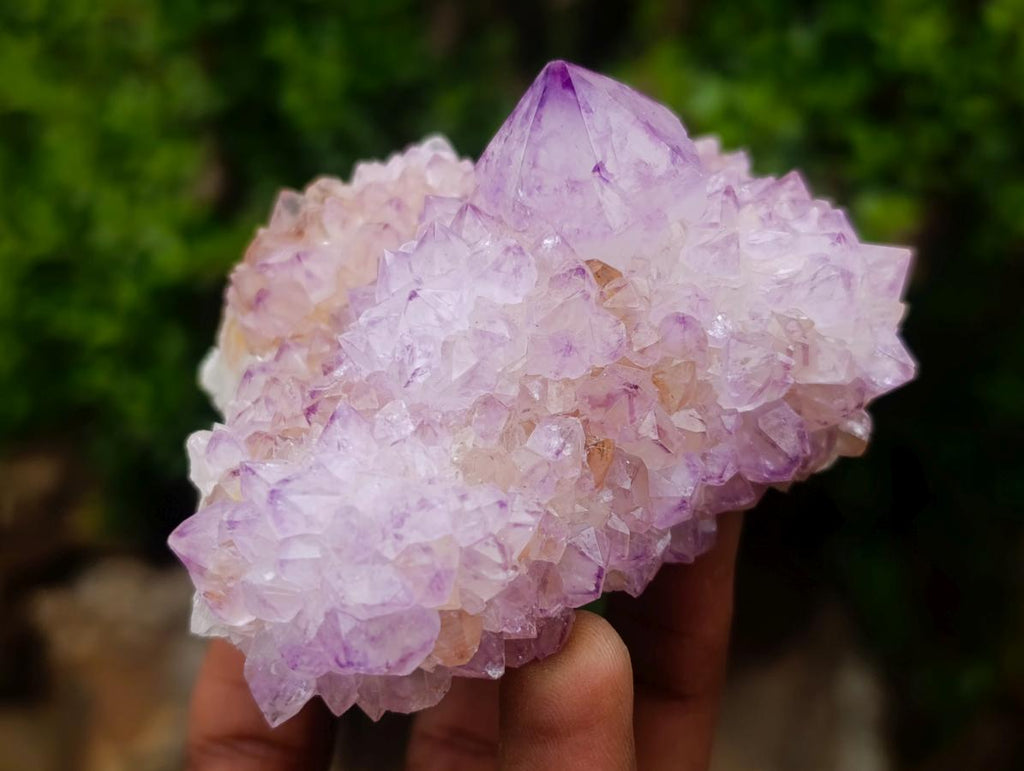 Natural Sunburst Spirit Amethyst Clusters x 3 From Boekenhouthoek, South Africa - Toprock Gemstones and Minerals 