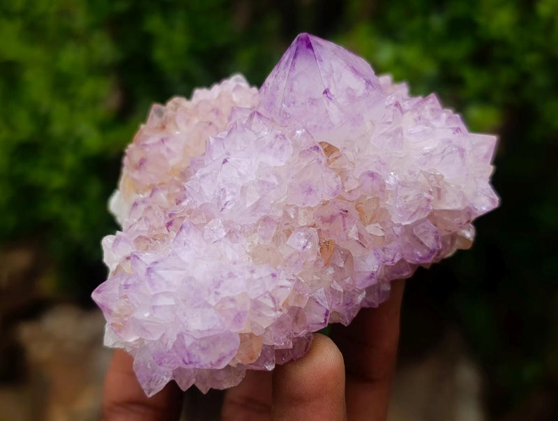 Natural Sunburst Spirit Amethyst Clusters x 3 From Boekenhouthoek, South Africa - Toprock Gemstones and Minerals 