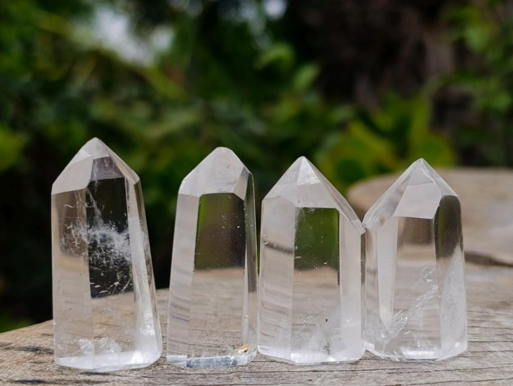 Polished Clear Quartz Jewellery Pendant Size Crystals x 34 From Madagascar - Toprock Gemstones and Minerals 