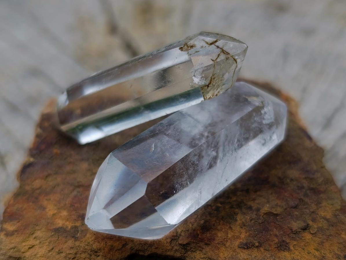 Polished Clear Quartz Jewellery Pendant Size Crystals x 34 From Madagascar - Toprock Gemstones and Minerals 