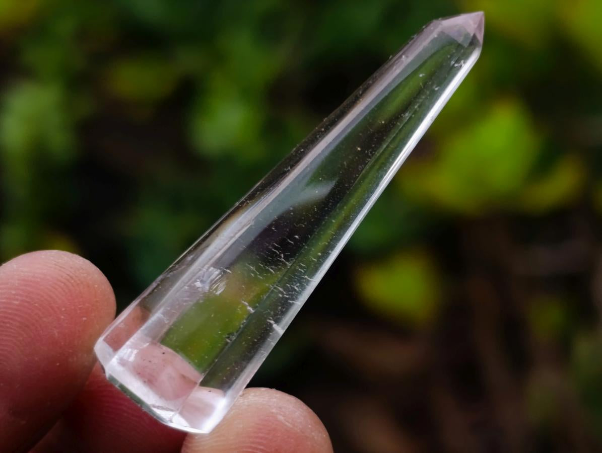 Polished Clear Quartz Jewellery Pendant Size Crystals x 34 From Madagascar - Toprock Gemstones and Minerals 