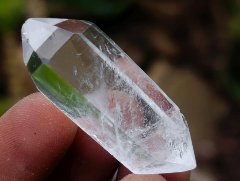Polished Clear Quartz Jewellery Pendant Size Crystals x 34 From Madagascar - Toprock Gemstones and Minerals 