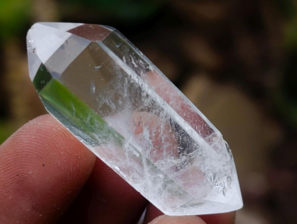 Polished Clear Quartz Jewellery Pendant Size Crystals x 34 From Madagascar - Toprock Gemstones and Minerals 