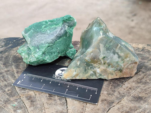 Natural Swazi Jade Cobbed Specimens x 12 From Swaziland - Toprock Gemstones and Minerals 