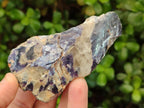 Polished One Side Silver Leaf Lepidolite Slices x 12 From Zimbabwe - Toprock Gemstones and Minerals 