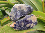 Polished One Side Silver Leaf Lepidolite Slices x 12 From Zimbabwe - Toprock Gemstones and Minerals 