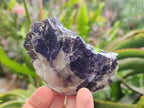Polished One Side Silver Leaf Lepidolite Slices x 12 From Zimbabwe - Toprock Gemstones and Minerals 