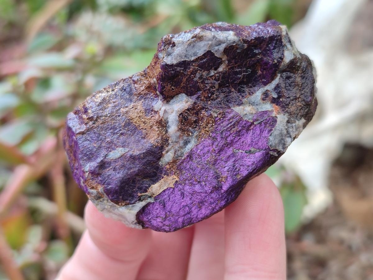 Natural Metallic Cobbed Purpurite Specimens x 12 From Erongo, Namibia - Toprock Gemstones and Minerals 