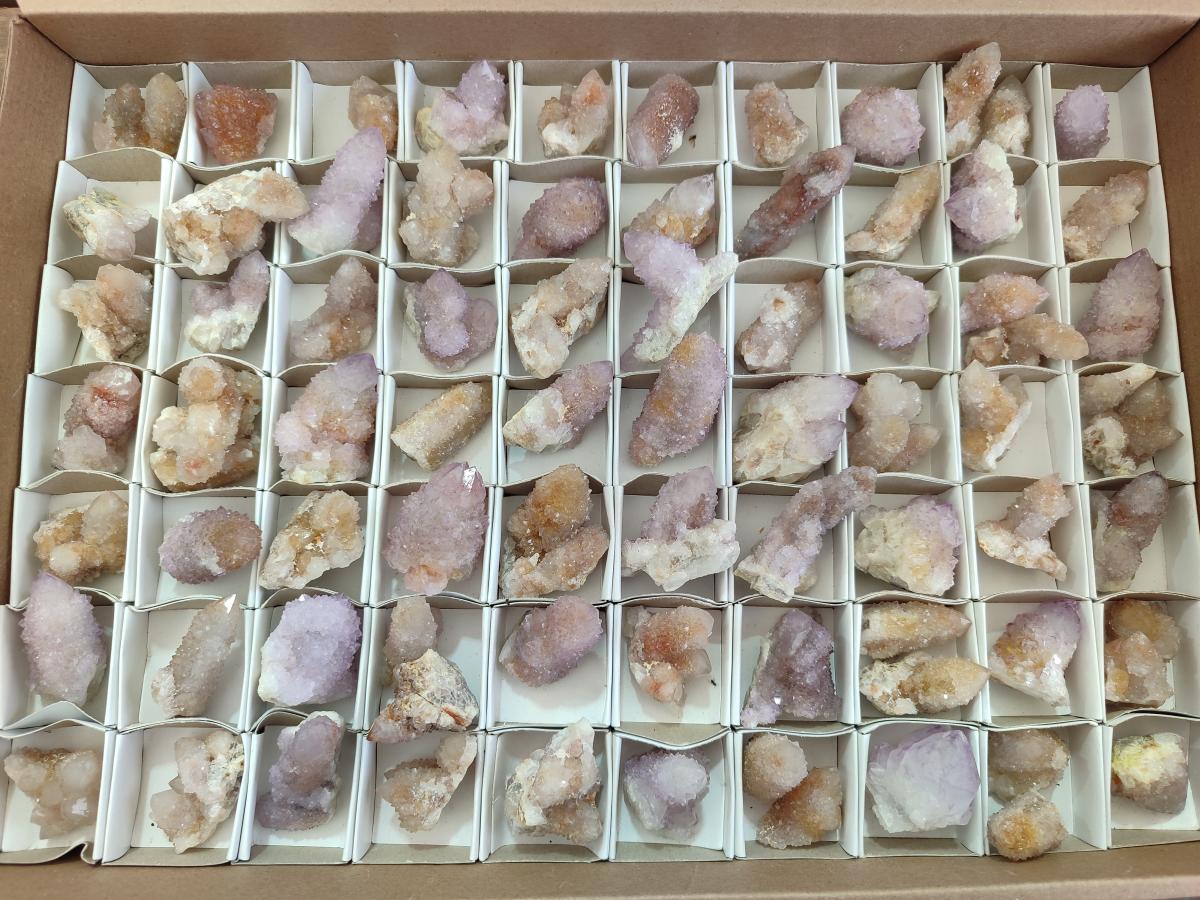 Natural Spirit Amethyst and Spirit Ametrine Crystals and Clusters x 70 From Boekenhouthoek, South Africa - Toprock Gemstones and Minerals 