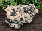 Natural Large Schorl Black Tourmaline Specimen with White Feldspar x 1 From Erongo, Namibia - Toprock Gemstones and Minerals 