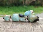 Natural Rare Aquamarine in Black Tourmaline Crystal Specimens x 0,97 Kg Lot From Karibib, Namibia - Toprock Gemstones and Minerals 