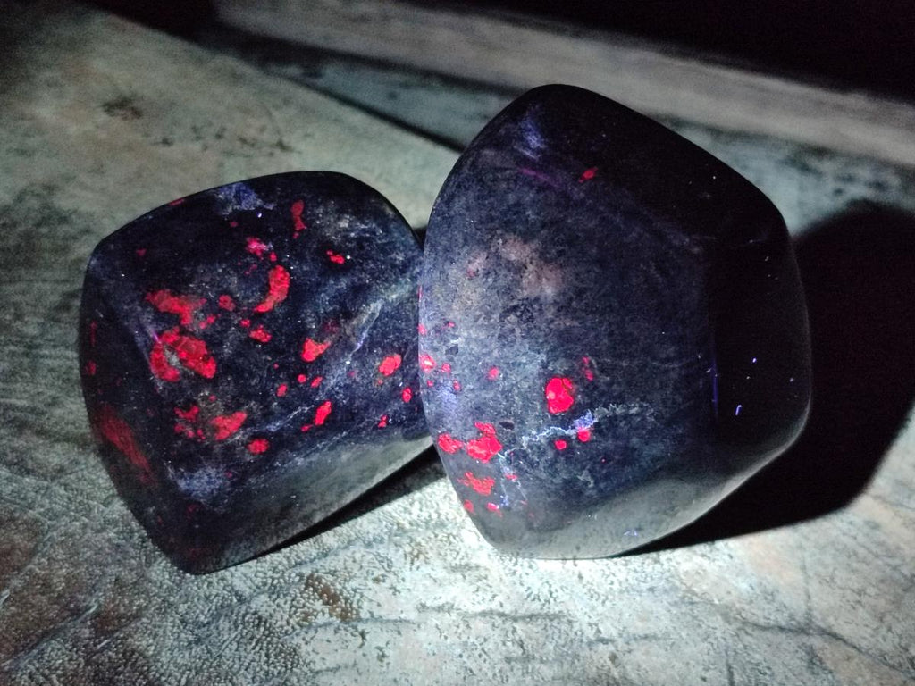Polished Ruby Corundum In Chrome Verdite Standing Display Pieces x 5 From Mutoko, Zimbabwe - Toprock Gemstones and Minerals 