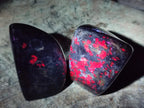 Polished Ruby Corundum In Chrome Verdite Standing Display Pieces x 5 From Mutoko, Zimbabwe - Toprock Gemstones and Minerals 