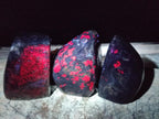 Polished Ruby Corundum In Chrome Verdite Standing Display Pieces x 5 From Mutoko, Zimbabwe - Toprock Gemstones and Minerals 