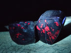 Polished Ruby Corundum In Chrome Verdite Standing Display Pieces x 5 From Mutoko, Zimbabwe - Toprock Gemstones and Minerals 