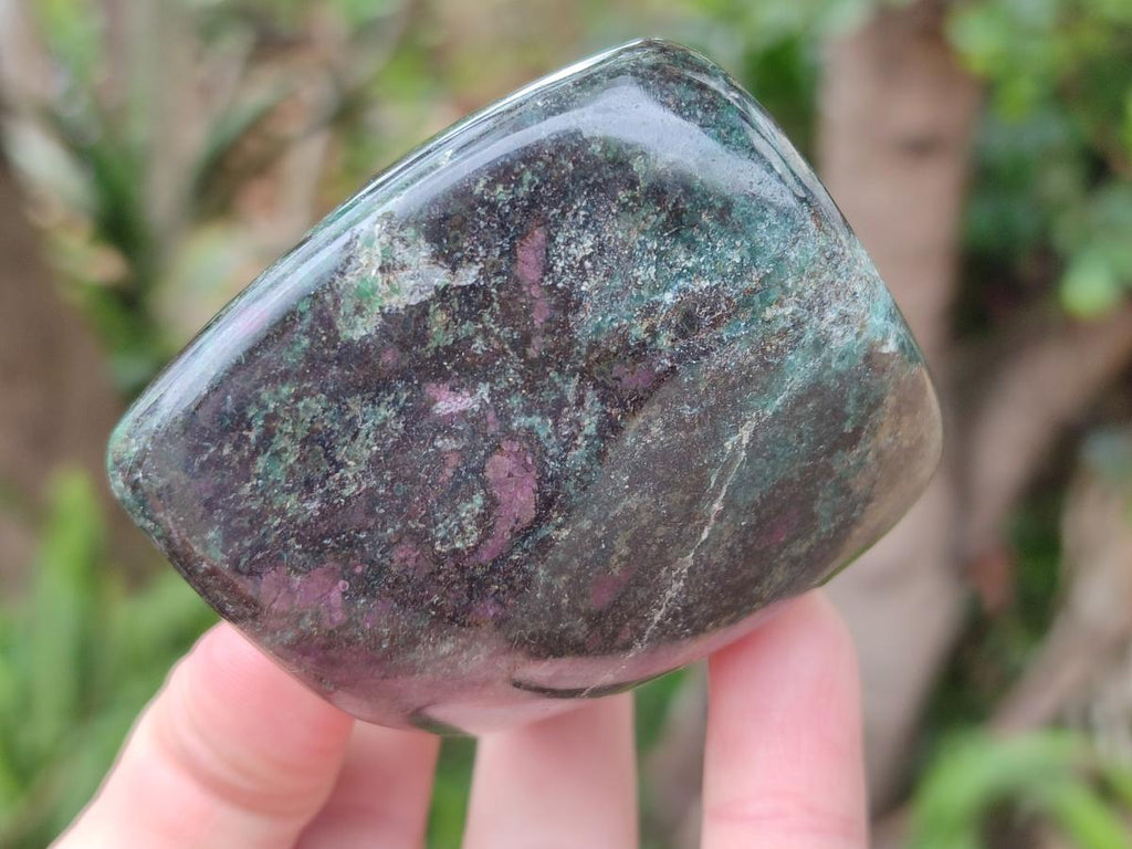 Polished Ruby Corundum In Chrome Verdite Standing Display Pieces x 5 From Mutoko, Zimbabwe - Toprock Gemstones and Minerals 