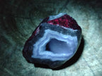 Polished One Side Blue Lace Agate Geodes x 12 From Nsanje, Malawi - Toprock Gemstones and Minerals 