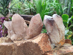Natural Red Hematoid Quartz Crystals and Clusters x 6 From Karoi, Zimbabwe - Toprock Gemstones and Minerals 