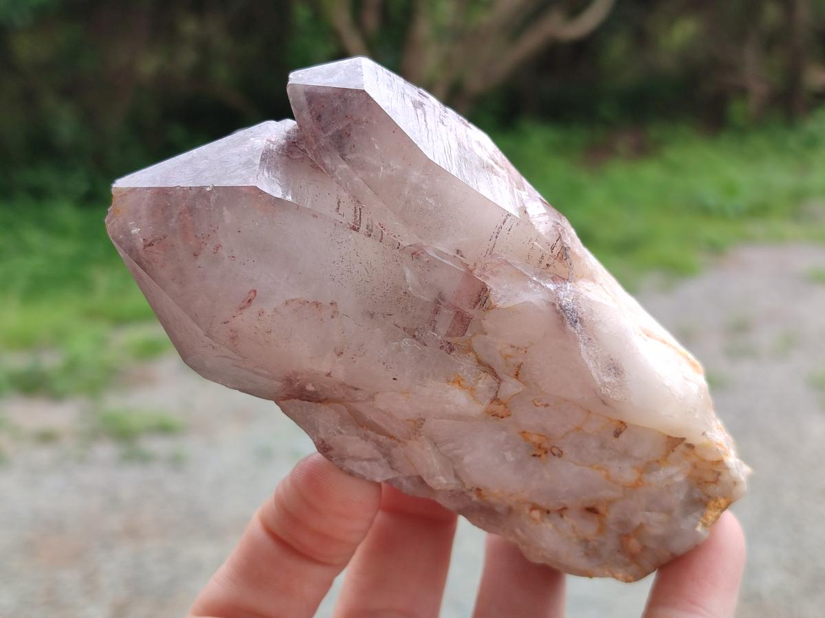 Natural Red Hematoid Quartz Crystals and Clusters x 6 From Karoi, Zimbabwe - Toprock Gemstones and Minerals 