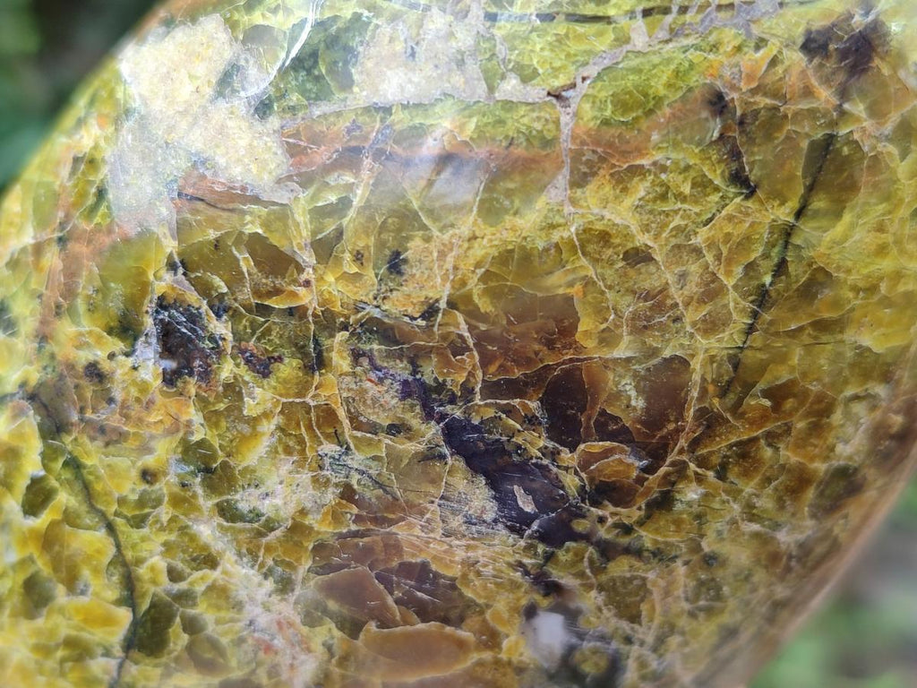 Polished Green Opal Standing Display Pieces x 3 From Betroka, Madagascar - Toprock Gemstones and Minerals 