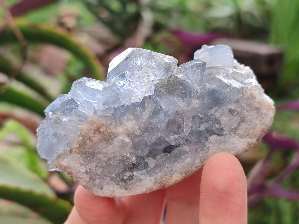 Natural Blue Celestite Specimens x 6 From Sakoany, Madagascar - Toprock Gemstones and Minerals 