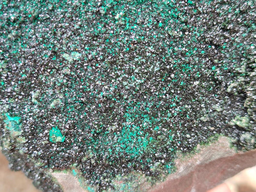 Natural Crystalline Libethenite Specimens on Dolomite Matrix x 2 From Shituru, Congo - Toprock Gemstones and Minerals 