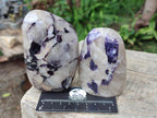 Polished Lepidolite Standing Display Pieces x 4 From Zimbabwe - Toprock Gemstones and Minerals 