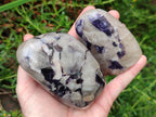 Polished Lepidolite Standing Display Pieces x 4 From Zimbabwe - Toprock Gemstones and Minerals 