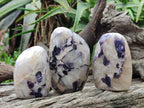 Polished Lepidolite Standing Display Pieces x 4 From Zimbabwe - Toprock Gemstones and Minerals 