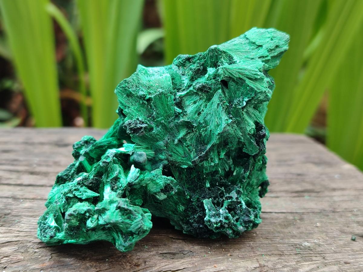 Natural Silky Malachite Specimens x 6 From Kasompe, Congo - Toprock Gemstones and Minerals 