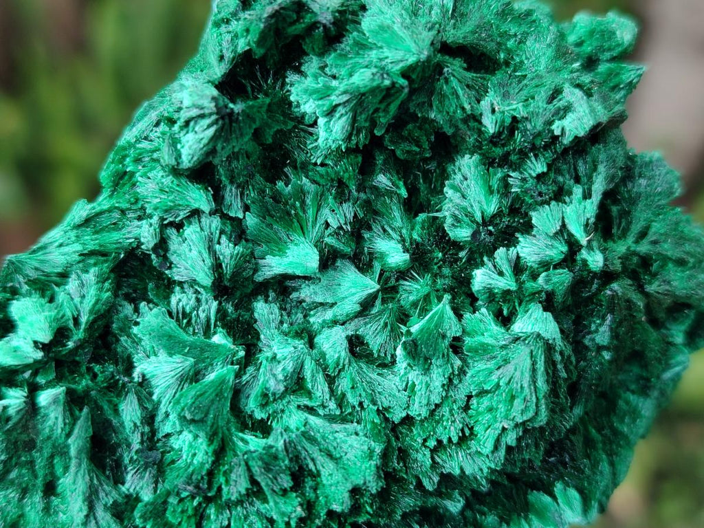 Natural Silky Malachite Specimens x 6 From Kasompe, Congo - Toprock Gemstones and Minerals 