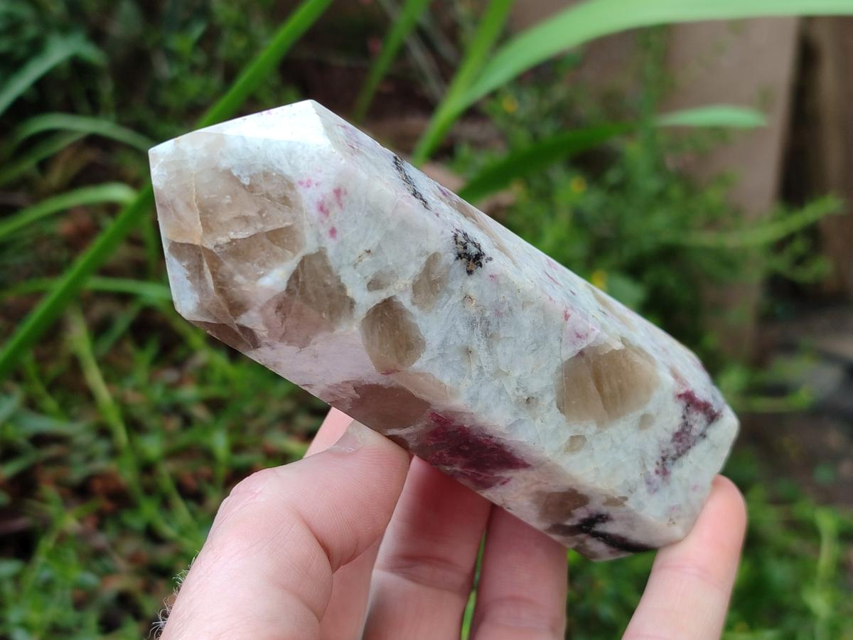 Polished Mix of Rubellite Pink Tourmaline Pieces x 4 From Ambatondrazaka, Madagascar - Toprock Gemstones and Minerals 